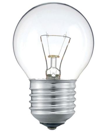 E27 Lodveida kvēlspuldze 15W 230V caurspīdīga