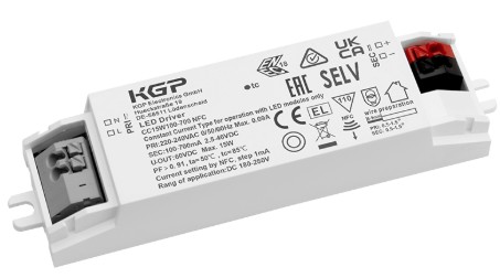Universāls barošanas bloks 15W 100 līdz 700mA NFC programmējams