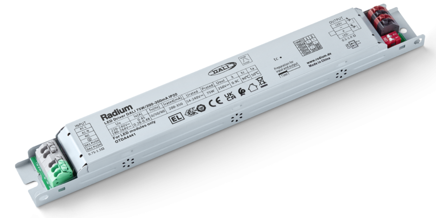 Barošanas bloks DALI 75W/200-350mA T5 DC NEO palaišanai