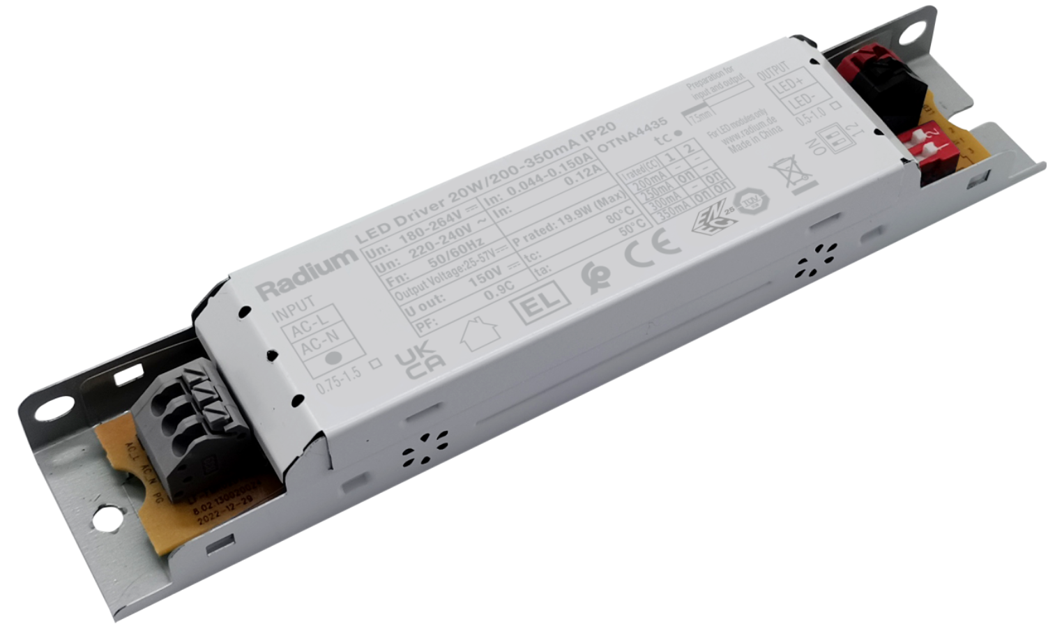 Barošanas bloks 20W/200-350mA T5 DC NEO palaišanai