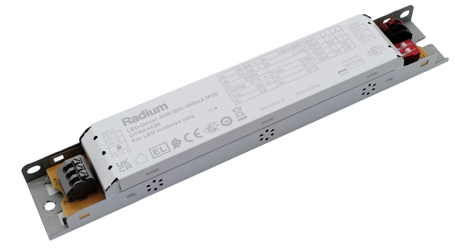 Barošanas bloks 40W/200-350mA T5 DC NEO palaišanai