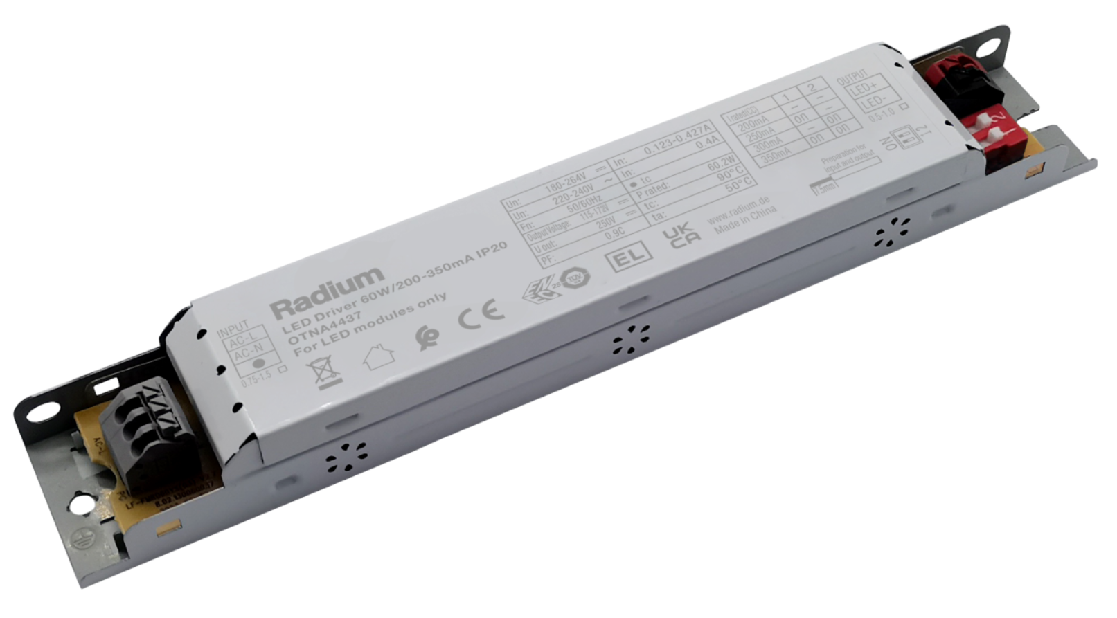 Barošanas bloks 60W/200-350mA T5 DC NEO palaišanai