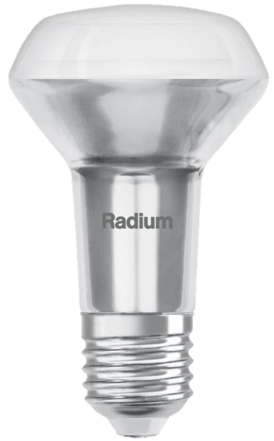 RADIUM LED spuldze R63 E27 4,8W 350lm 36 ° 2700K silti balta