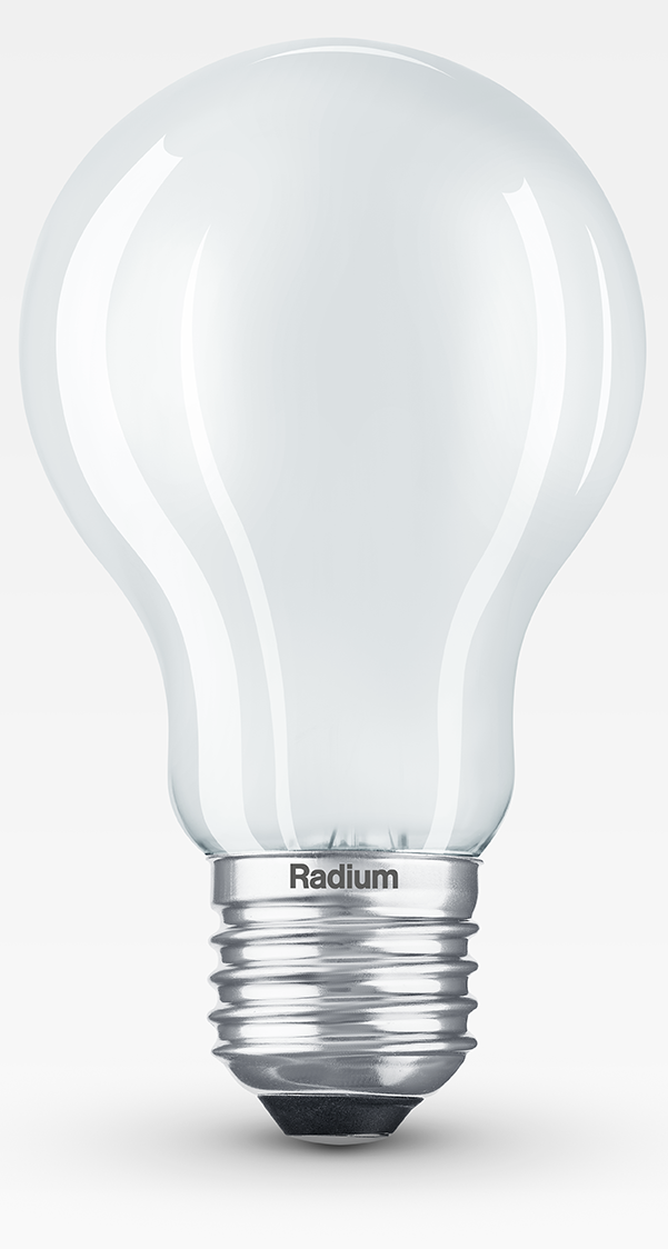 RADIUM STAR CLASSIC LED spuldze E27 5,9W 806lm 2700K silti balta matēta filament klasiska ar CRI90
