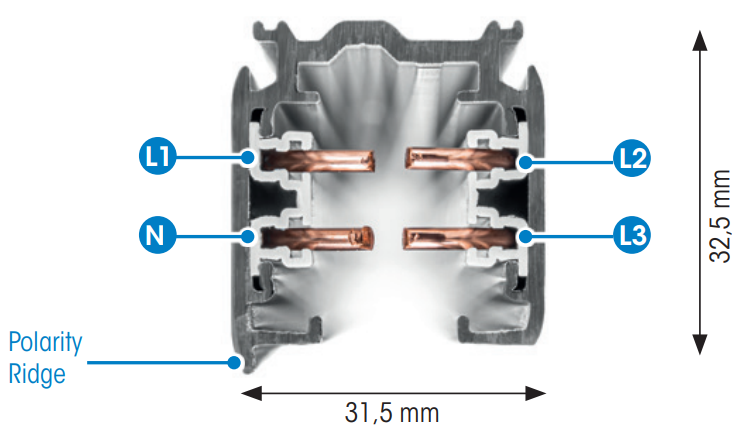 Apgaismes sliede GLOBAL XTS 4400-2 melna